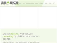 Tablet Screenshot of 2basics.nl